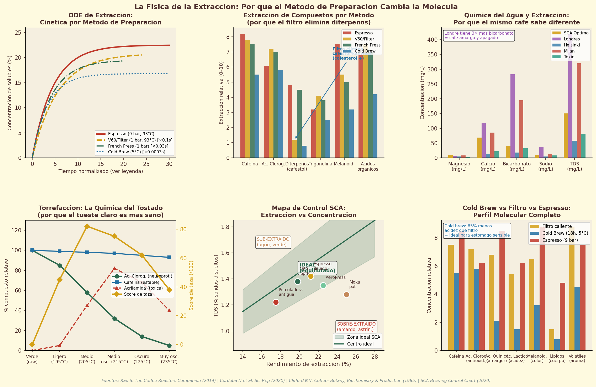 The coffee extraction process