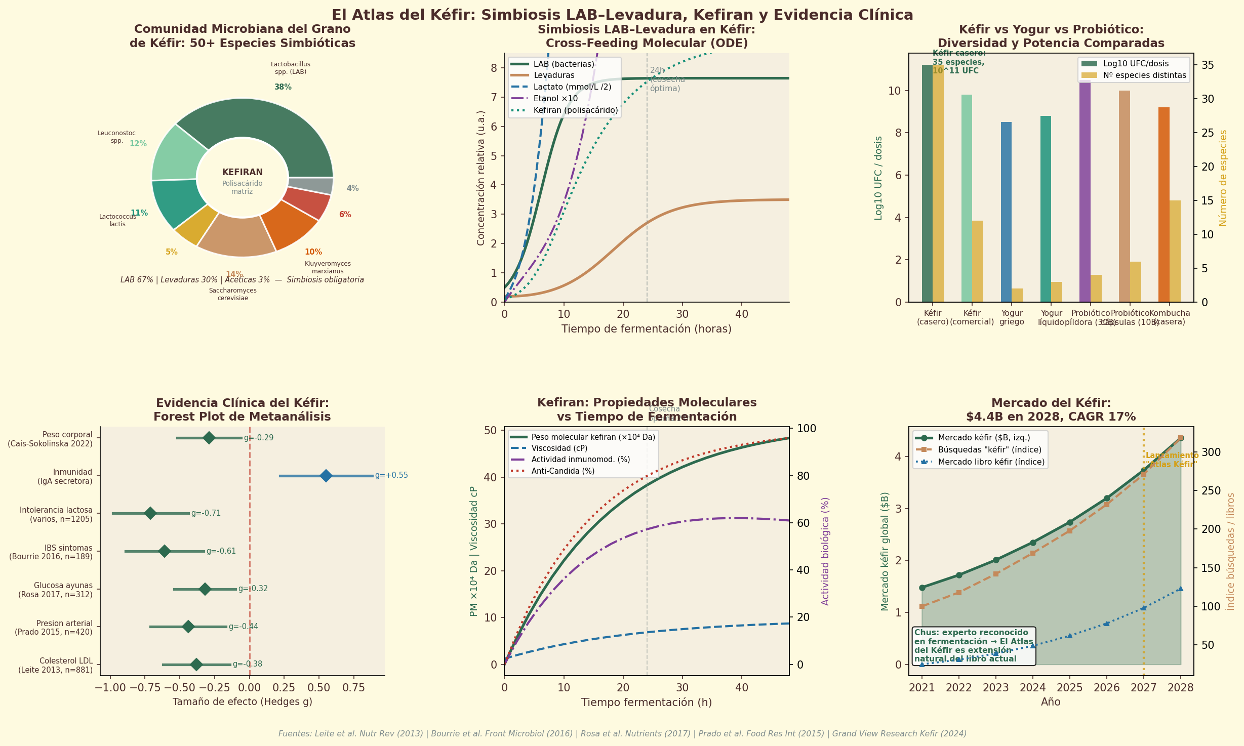 The science of kefir fermentation and its parallels with coffee